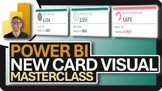 Mastering the New Card Visual: Step-by-Step Tutorial with Reference Labels in PowerBI!