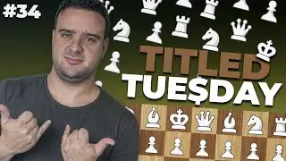 PELEAMOS EL TITLED TUESDAY NOCTURNO! #NAKAMURA #CARLSEN #34 🔥