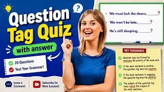 Question Tag Quiz with answer