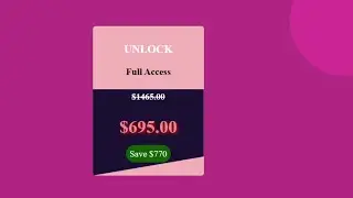 Course Pricing Card UI Design Using Html & CSS | CSS Card Design