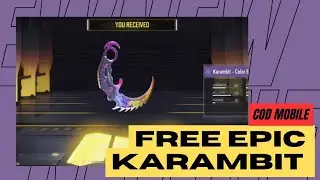 How to get karambit for free in Codm.