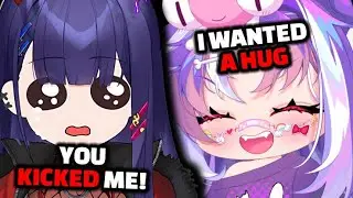 Michi KICKED Numi of the BED!