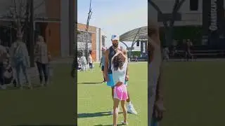 She almost FALL! 