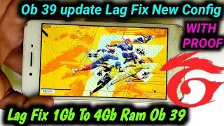 FREE FIRE LAG FIX AFTER OB39 UPDATE | FREE FIRE LAG FIX 1GB 2GB RAM | FF MAX LAG FIX CONFIG FILE