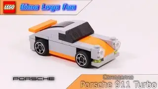 Lego Porsche 911 Turbo 1981 Лего Порше 911 Турбо Самоделка #9