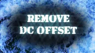 How to remove the DC OFFSET when recording audio