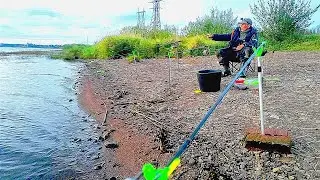Трудовой Осенний ЛЕЩ на реке .20 кг всё таки удалось вымучить .Ночёвка,Палатка, Фидер .