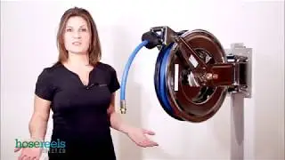 Stainless Steel Hose Reel for Breweries & Food Factories