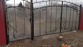 gate and wicket, artistic, cold forging. It's simple and beautiful