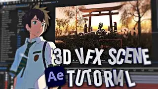 Tutorial 3D Room VFX Scene | AMV Tutorial After Effects