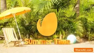 Videohive Summer Logo » free after effects templates
