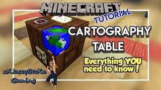 How to use the Cartography Table | Minecraft Villagers Trade Tutorial