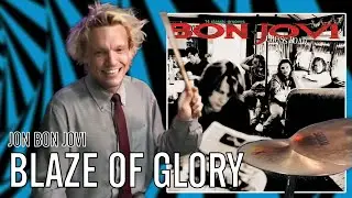 Jon Bon Jovi - Blaze Of Glory | Office Drummer [First Time Hearing]
