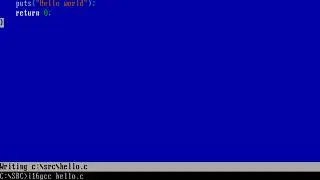 Writing FreeDOS programs in C (let's get started)