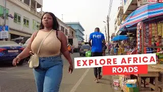 AFRICA URBAN RIDE THROUGH THE CITY || AS108