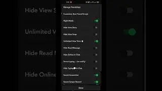 Snapchat cracked 😱 Dark mode 🔥 ! See comments to have this🤙 #shorts #snapchat #viral