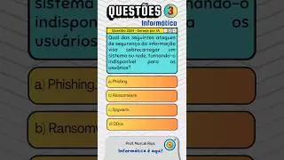 Quiz de Informática ✅️ #quiz #informatica #questões #prova #estudos #foco #concurso #dicas