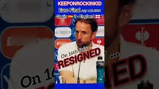Football Southgate Resigned.Last Interview