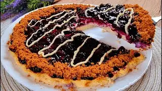 Take some blueberries and yogurt and make this incredibly delicious Cheesecake! Best dessert!