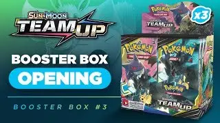 Opening 3 Pokemon Team Up Booster Boxes | Booster Box #3