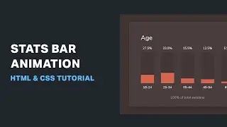 CSS Stats Bar Animation Using Custom Properties