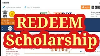 How to redeem scholarship money MAHADBT? | MAHADBT REDEEM BUTTON MOBILE