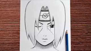 How to draw Itachi | Easy anime sketch | Easy to draw