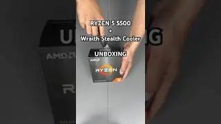 AMD Ryzen 5 5500 with Wraith Stealth Cooler Unboxing 