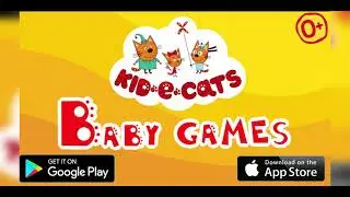 🐱 Kid-E-Cats 🐱 Game for toddlers 2-5 years old 🐱 Teaser-1 18х9 30 0+