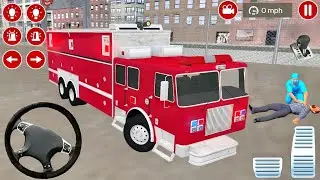 112 Acil İtfaiye Yangın Söndürme Oyunu #5 - Fire Truck Simulator 2026 - Android Gameplay 