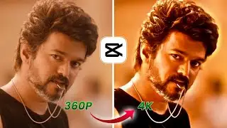 How To Convert Normal Video to 4K. CapCut tutorial new version 2023. 4K video editing Capcut