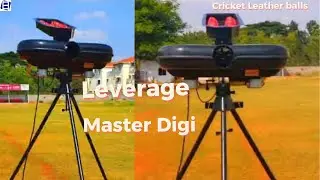 Professional cricket coaching with Leverage Master Digi Pro cricket bowling machine🏏🏏
