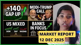 “140 POINT GAP-UP! Modi–Trump Call SHOCKS Markets! 🚀 | Pre Market Report | 