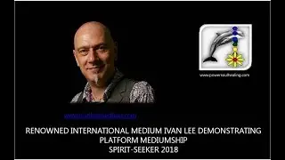 International Medium Ivan Lee Demonstrating Platform Mediumship