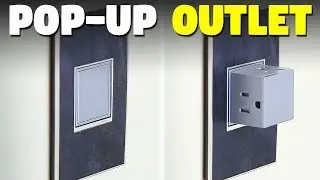 Adorne | Pop-Out Outlet | You can plug three cords into this pop-up outlet