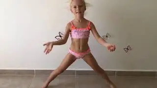 Girl Gymnast Viktoriya -Our Stretching and Flexibility Lesson at Home, in Odessa