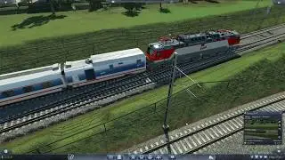 Transport Fever-обзор мода ЭП20+Стриж