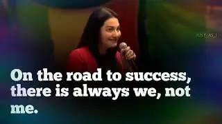 Road to Success | Muniba Mazari speech in English | Motivational Speech Whatsapp Status | Just As I
