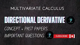 Directional Derivative Functions Explained | Gradient & Direction Concept with Examples