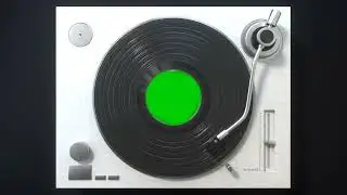 Cd Player Green Screen || SPINNING RECORD ||  rotate disk/cd green screen || Album cover animation