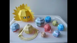 Papercraft Planets