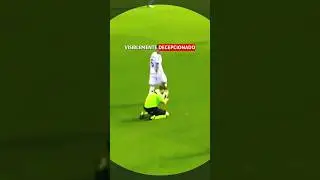Referee falls to his knees, devastated, mid-game