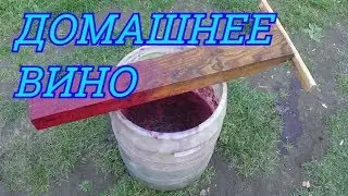 САМОДЕЛЬНОЕ ВИНО / Простой Рецепт Домашнего Вина / ВИНОГРАДНОЕ ВИНО.