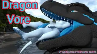 Dragon swallow female dragon vore by Whiteperson willingprey zairiza #[V -ANIM 3]
