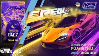 Crew Trials: Powerhaus  Day 2 SWAMP RAT 🏁 2020 McLaren 765LT | NFS No Limits