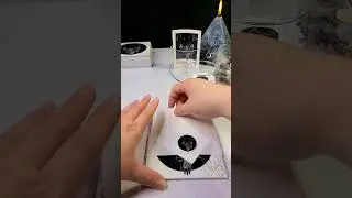 ASMR Pack an Order with Me! Part 3 Mini Gold Leaf/Foil Print Set of Charcoal Drawing Illustrations