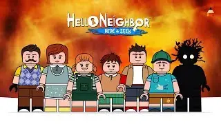 Hello Neighbor Hide and Seek | Drawing Lego Minifigures | Lego Hello Neighbour