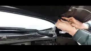Установка газового упора Nissan Qashqai J11
