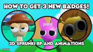 All 3 NEW Badge Morph Locations in 3D Sprunki RP And Animations [UPDATE!]