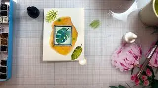 Let's do some tropical watercolor